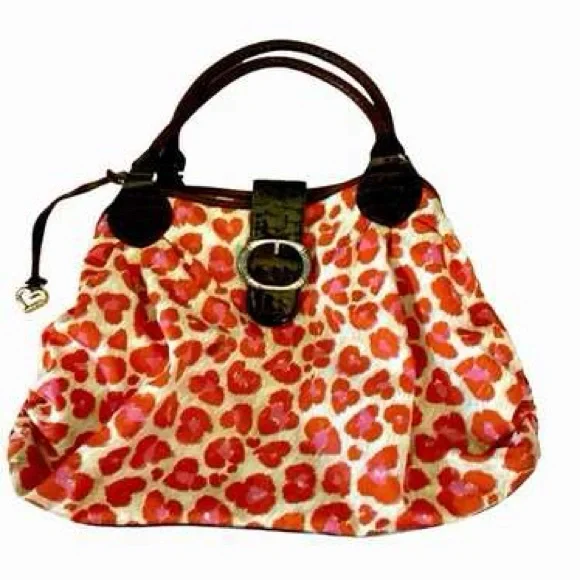 Brighton fashionista orange animal print bag - Picture 1 of 5